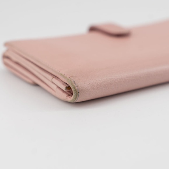 Chanel Butterfly Camellia Bifold Long Wallet Pink - Picture 4 of 14